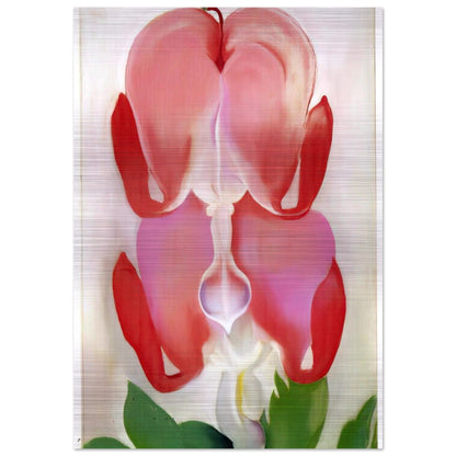 Bleeding Heart - Georgia O'Keeffe Brushed Aluminum Print - 70x100 cm / 28x40 inches | Georgia O'Keeffe Aluminum Print | Georgia O'Keeffe Prints