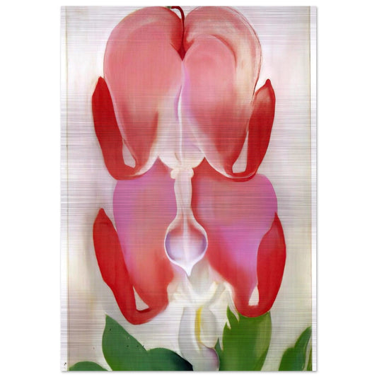 Bleeding Heart - Georgia O'Keeffe Brushed Aluminum Print - 70x100 cm / 28x40 inches | Georgia O'Keeffe Aluminum Print | Georgia O'Keeffe Prints
