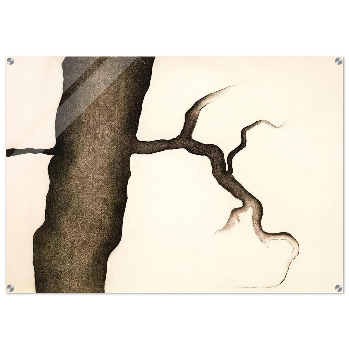 Drawing III - Georgia O'Keeffe Acrylic Print - 70x100 cm / 28x40″ inches | Georgia O'Keeffe Wall Art | Georgia O'Keeffe Prints