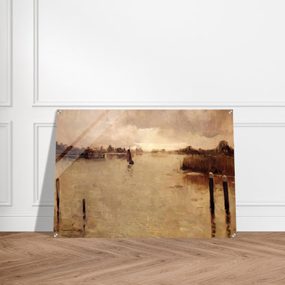 SPAARNWOUDE ISLAND 1883 - Theo van Rysselberghe Acrylic Print - 70x100 cm / 28x40″ inches