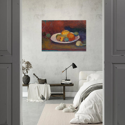 ASSIETTE DE FRUITS FRUIT DISH 1902 - Henri Matisse Brushed Aluminum Print - 70x100 cm / 28x40 inches | Henri Matisse Aluminum Print | Henri Matisse Prints