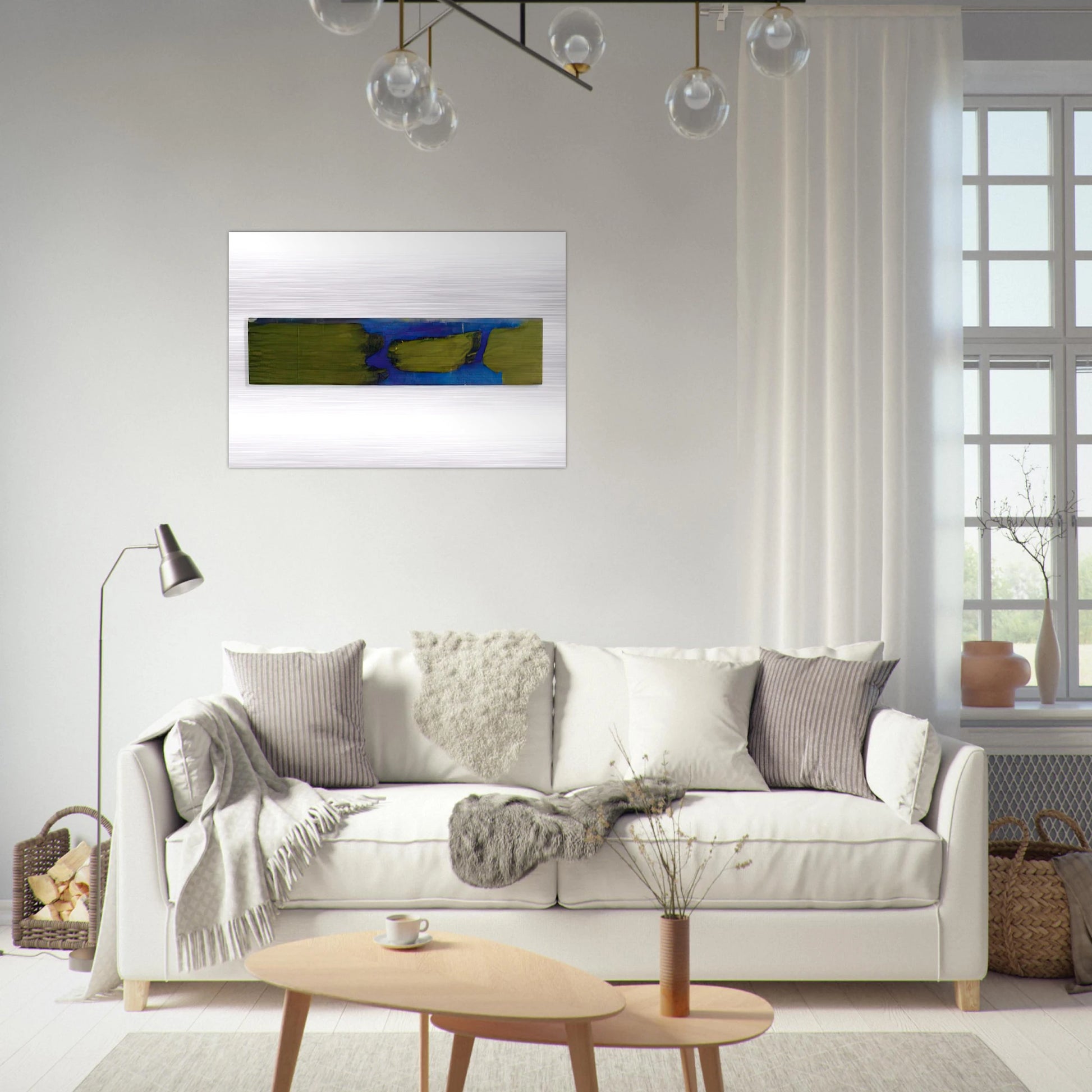 OHNE TITEL 1964 1 - BLINKY PALERMO Brushed Aluminum Print - 70x100 cm / 28x40 inches | BLINKY PALERMO Aluminum Print | BLINKY PALERMO Prints