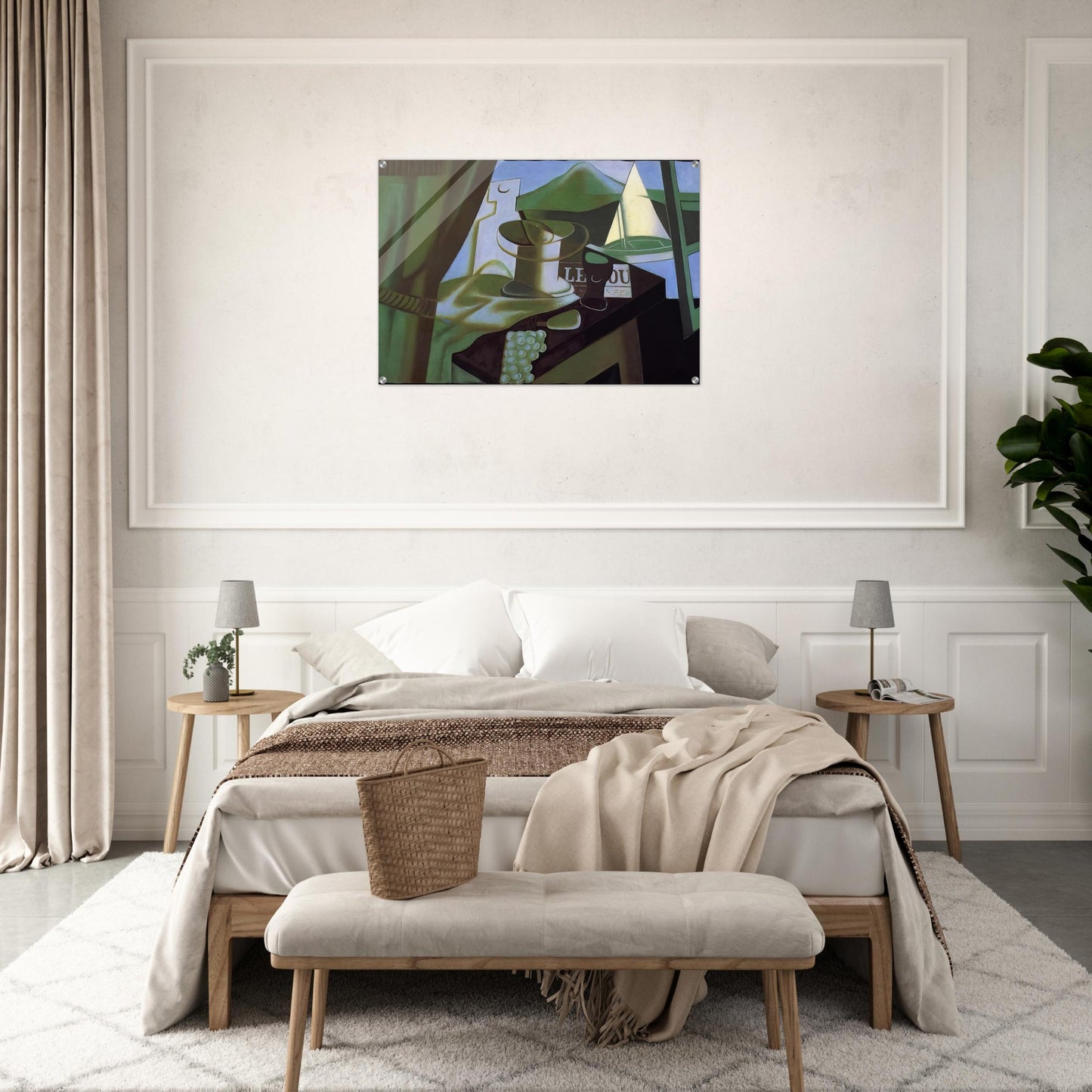 THE BAY 1921 - Juan Gris Acrylic Print - 70x100 cm / 28x40″ inches