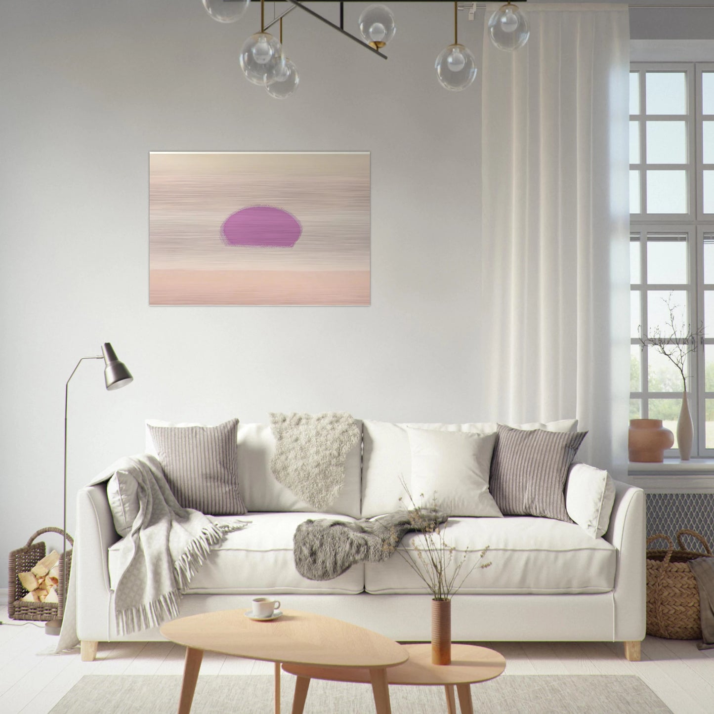 Untitled  from Sunset - Andy Warhol Brushed Aluminum Print - 70x100 cm / 28x40 inches | Andy Warhol Aluminum Print | Andy Warhol Prints