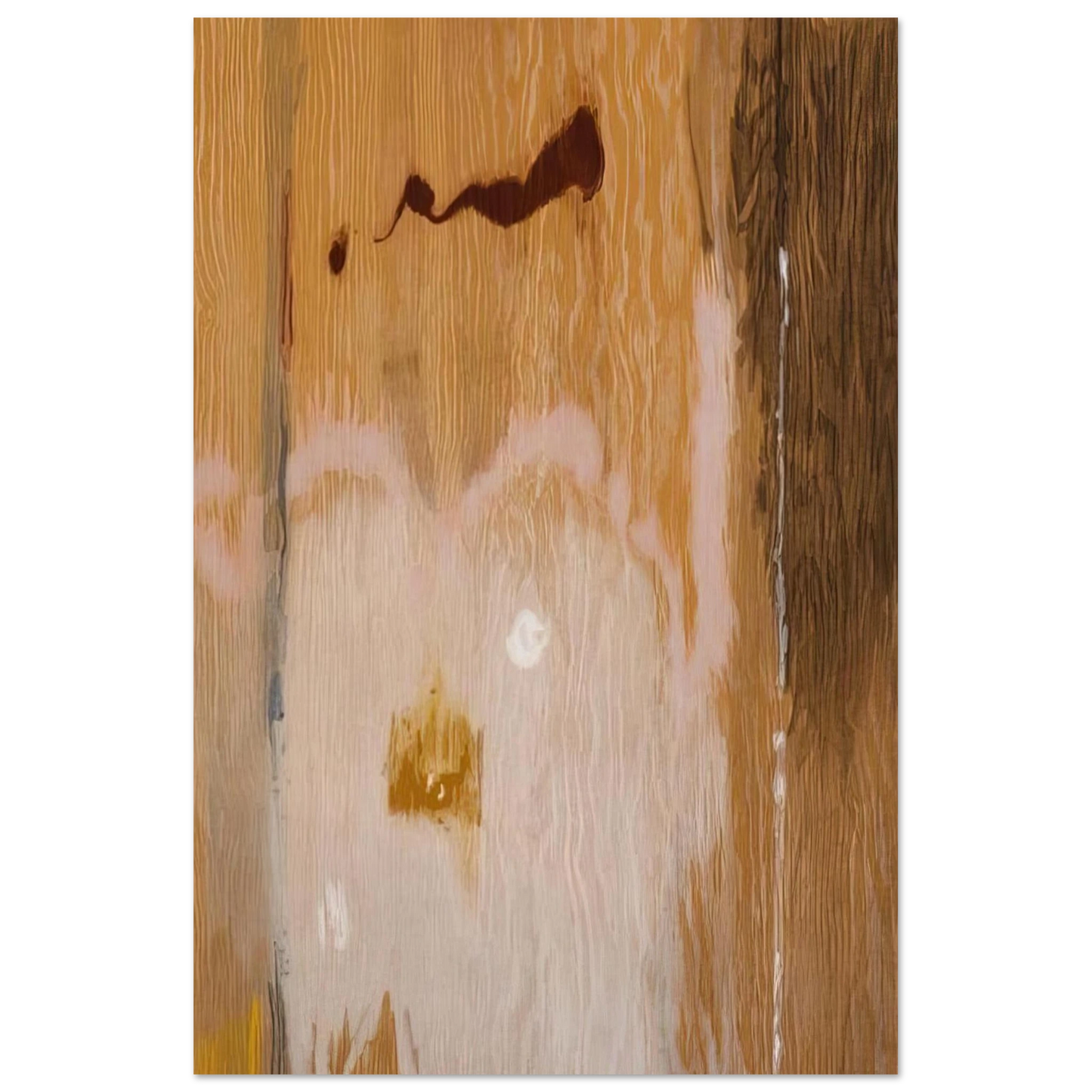 Helen Frankenthaler - Tales of Genji VI - 1998 Wall art - 45x60 cm / 18x24 inches - Premium Wooden Framed Poster With Fine Art Paper-canvas - Black frame