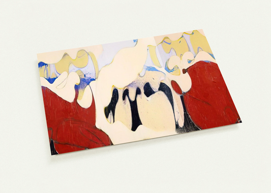 Coney Island Beauty - 1974 By Norman Bluhm Pack of 10 Post Cards | Norman Bluhm Post Cards | A6 (10.5 x 14.8 cm) - 4.1 x 5.8 inches