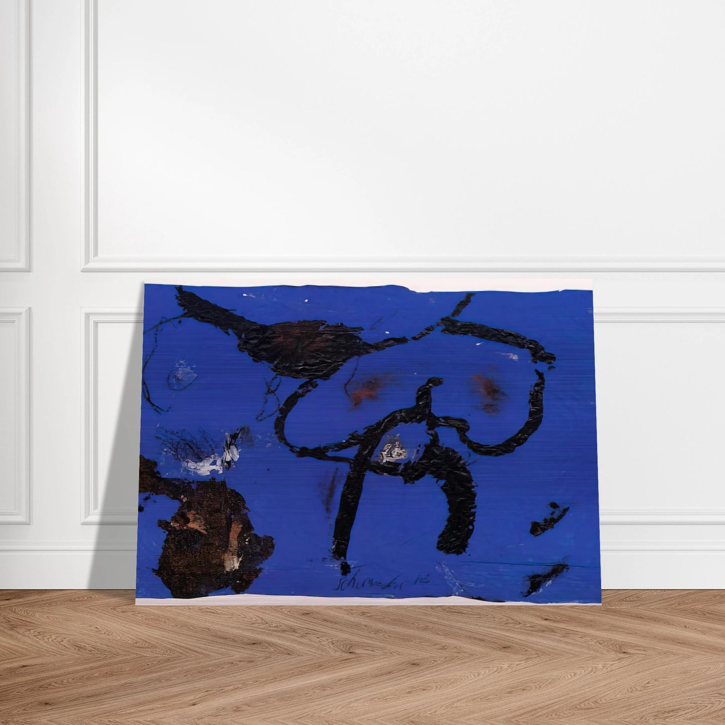 G-3 - 1982 - Emil Schumacher Brushed Aluminum Print - 70x100 cm / 28x40 inches | Emil Schumacher Aluminum Print | Emil Schumacher Prints