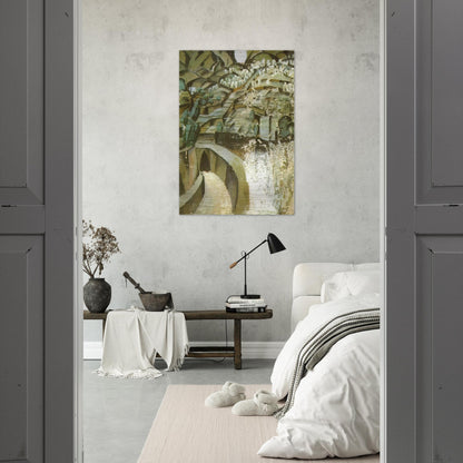 LA JORNETA - Salvador Dali Brushed Aluminum Print - 70x100 cm / 28x40 inches | Salvador Dali Aluminum Print | Salvador Dali Prints