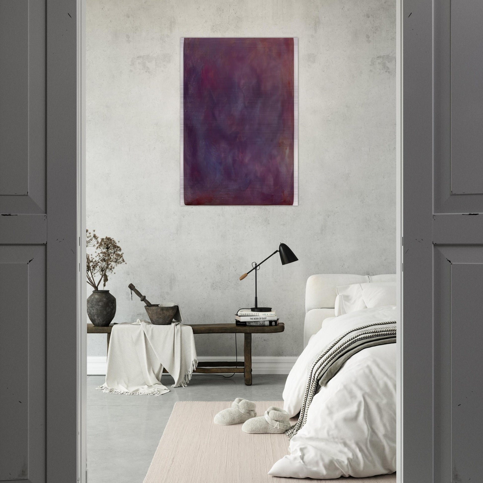 CENTAUREA 1983 - Gotthard Graubner Brushed Aluminum Print - 70x100 cm / 28x40 inches | Gotthard Graubner Aluminum Print | Gotthard Graubner Prints
