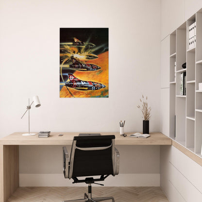 Chris Foss - Chris Foss Brushed Aluminum Print - 70x100 cm / 28x40 inches | Chris Foss Aluminum Print | Chris Foss Prints