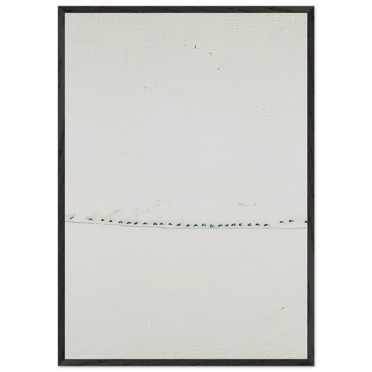 Untitled - 1965 N9 - Mira Schendel 70x100 cm / 28x40 inches Framed Art Print – Black Wooden Frame