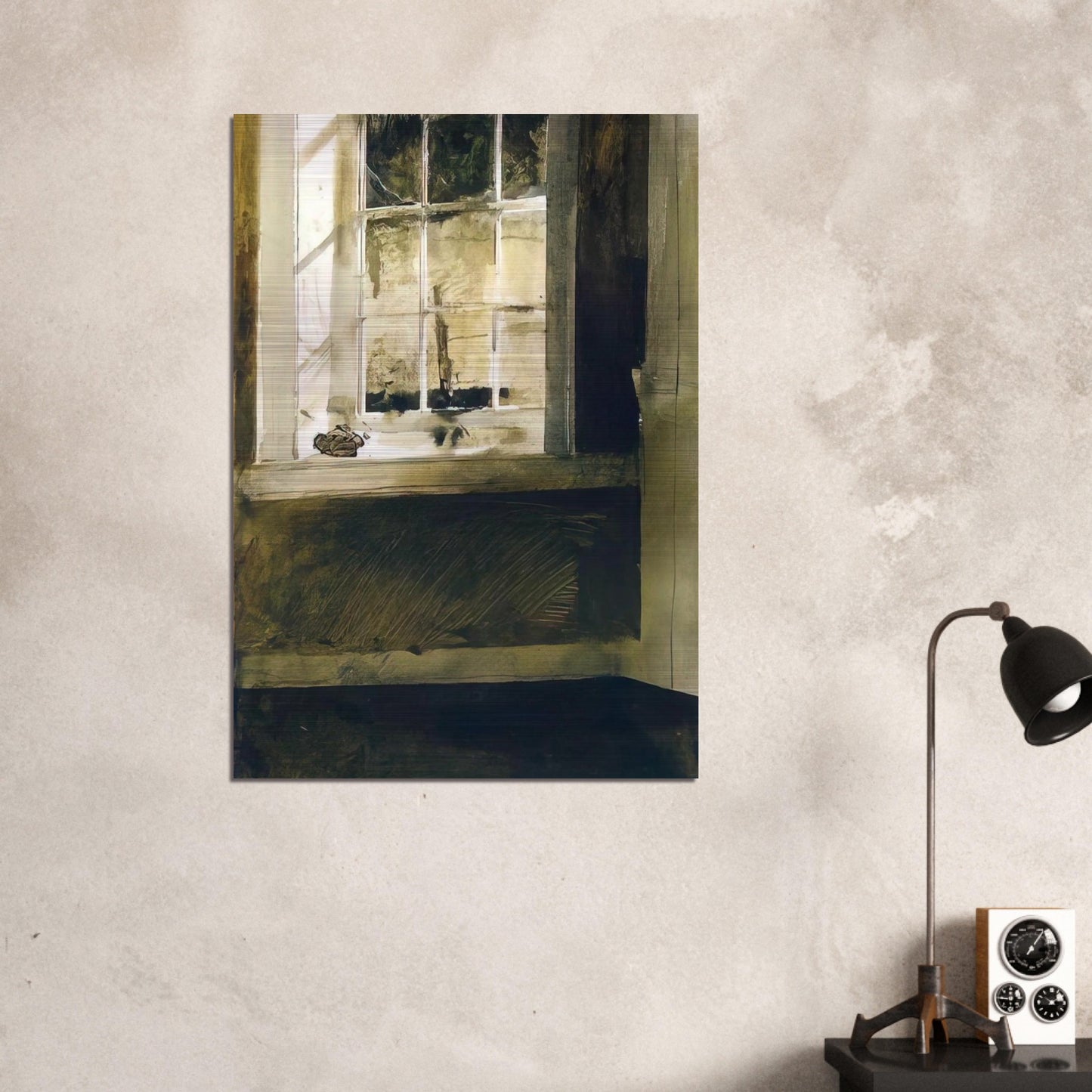 GROUNDHOG DAY 4 - Andrew Wyeth Brushed Aluminum Print - 70x100 cm / 28x40 inches | Andrew Wyeth Aluminum Print | Andrew Wyeth Prints