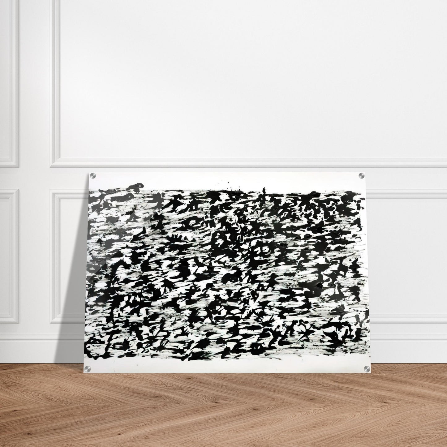 Untitled Chinese Ink Drawing - 1961 - Henri Michaux Acrylic Print - 70x100 cm / 28x40″ inches