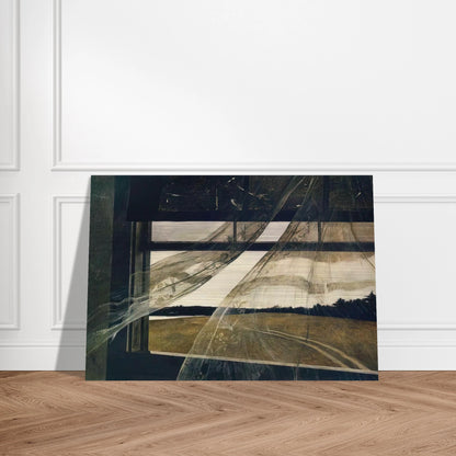 WIND FROM THE SEA 1947 - Andrew Wyeth Brushed Aluminum Print - 70x100 cm / 28x40 inches | Andrew Wyeth Aluminum Print | Andrew Wyeth Prints