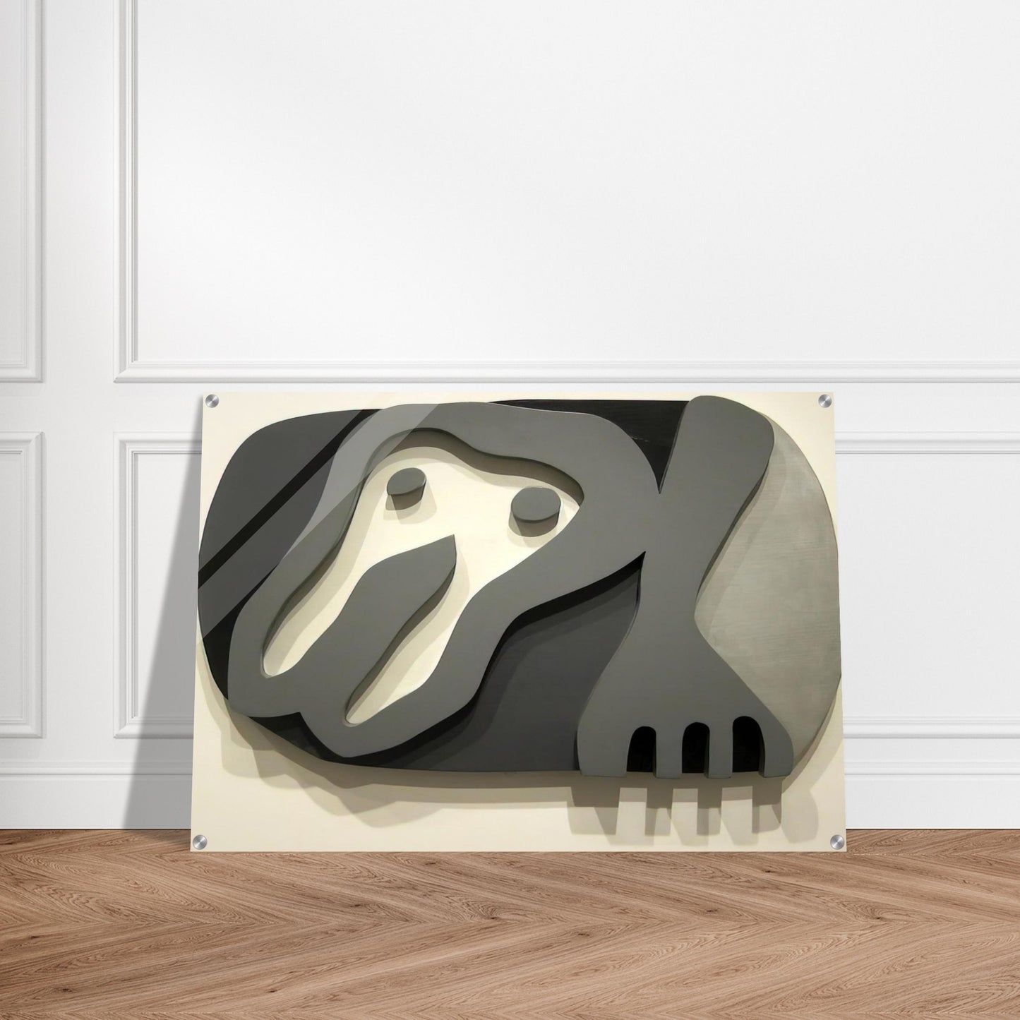 Shirt Front and Fork - Jean Arp Acrylic Print - 70x100 cm / 28x40″ inches
