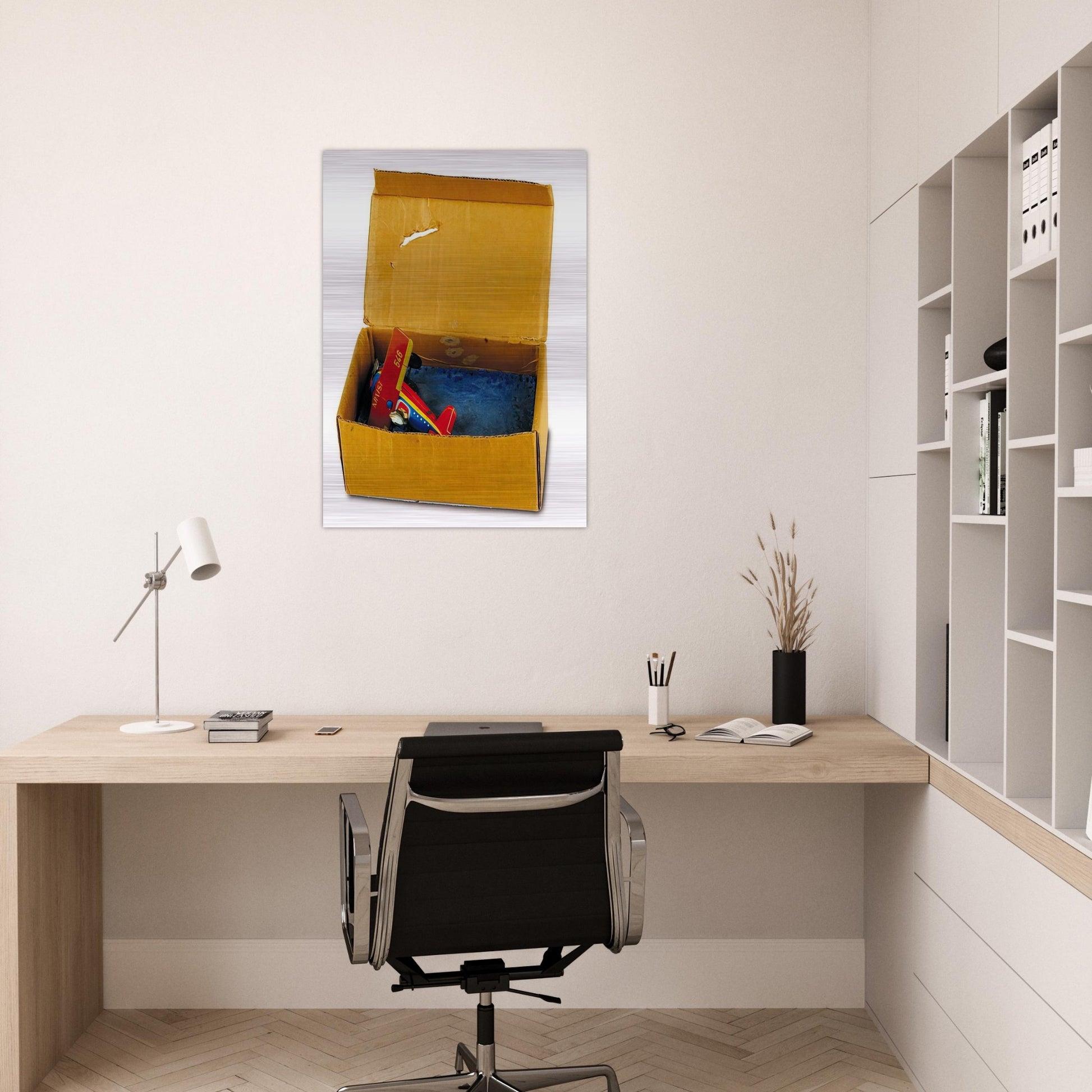 Ins Meer - 1970 - Dieter Roth Brushed Aluminum Print - 70x100 cm / 28x40 inches | Dieter Roth Aluminum Print | Dieter Roth Prints