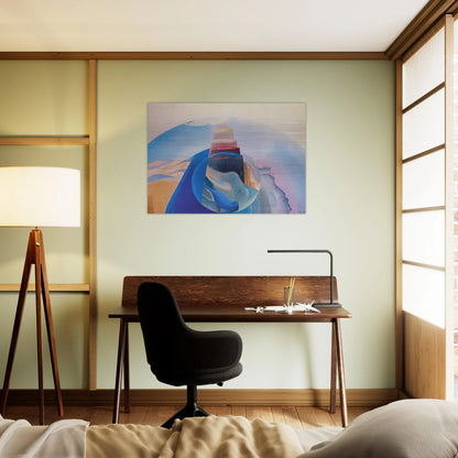 Mount Tabor - 1936 - Benedetta Cappa Brushed Aluminum Print - 70x100 cm / 28x40 inches | Benedetta Cappa Aluminum Print | Benedetta Cappa Prints