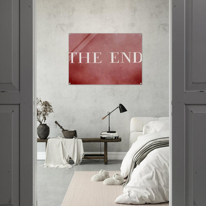 THE END 28 2003 - Edward Ruscha Acrylic Print - 70x100 cm / 28x40″ inches