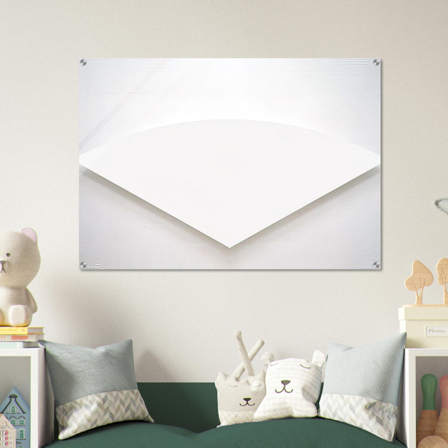 White Curve - Ellsworth Kelly Acrylic Print - 70x100 cm / 28x40″ inches | Ellsworth Kelly Wall Art | Ellsworth Kelly Prints