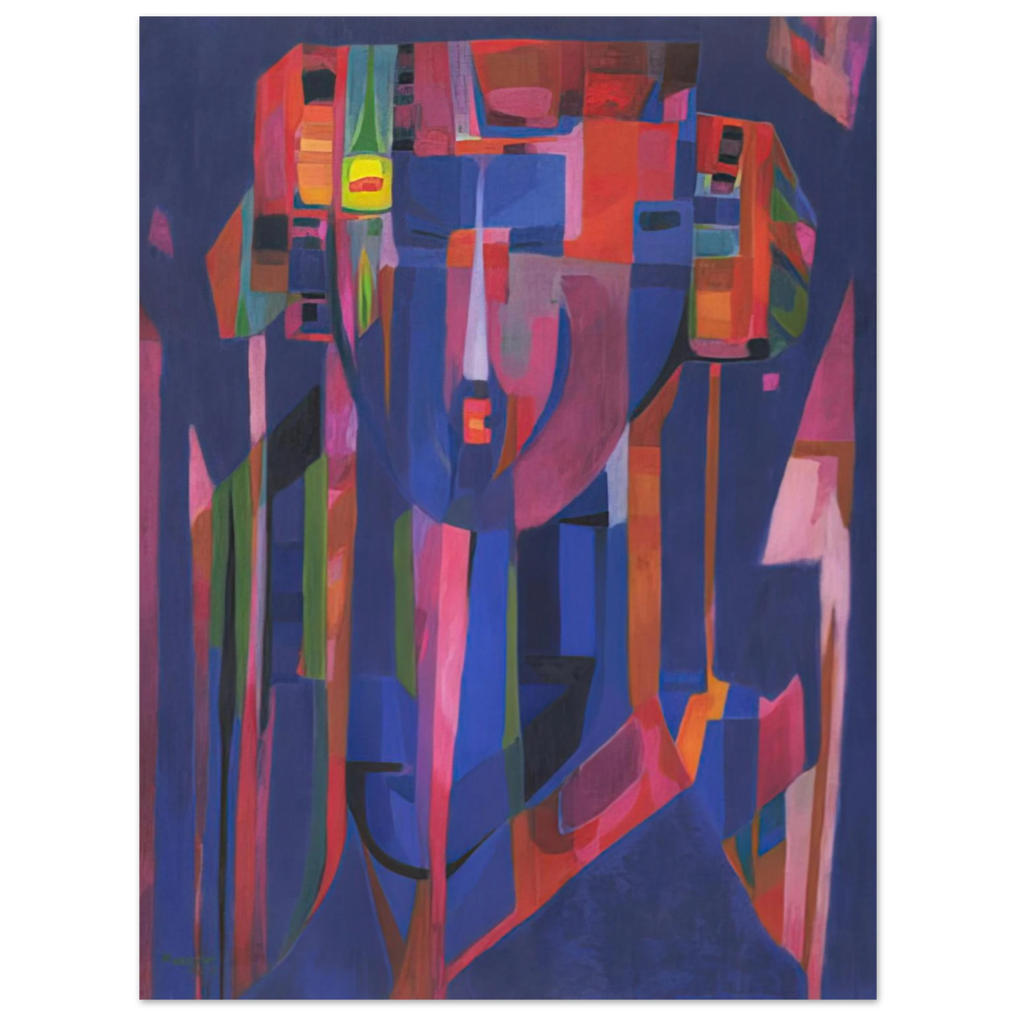 Alfred Manessier - Figure of Piety - 1945  75x100 cm / 30x40inches Fine Art Poster