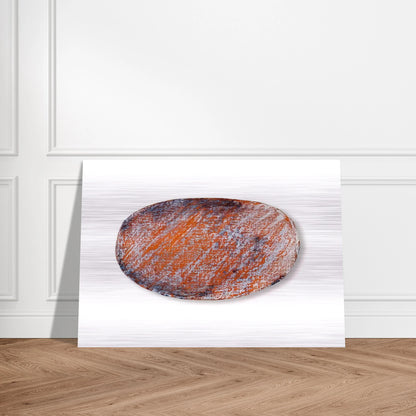 OHNE TITEL F R PETER DIBKE 1970 - BLINKY PALERMO Brushed Aluminum Print - 70x100 cm / 28x40 inches | BLINKY PALERMO Aluminum Print | BLINKY PALERMO Prints
