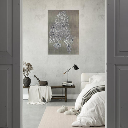 Vertical Gray - 1985 - Robert Goodnough Brushed Aluminum Print - 70x100 cm / 28x40 inches | Robert Goodnough Aluminum Print | Robert Goodnough Prints