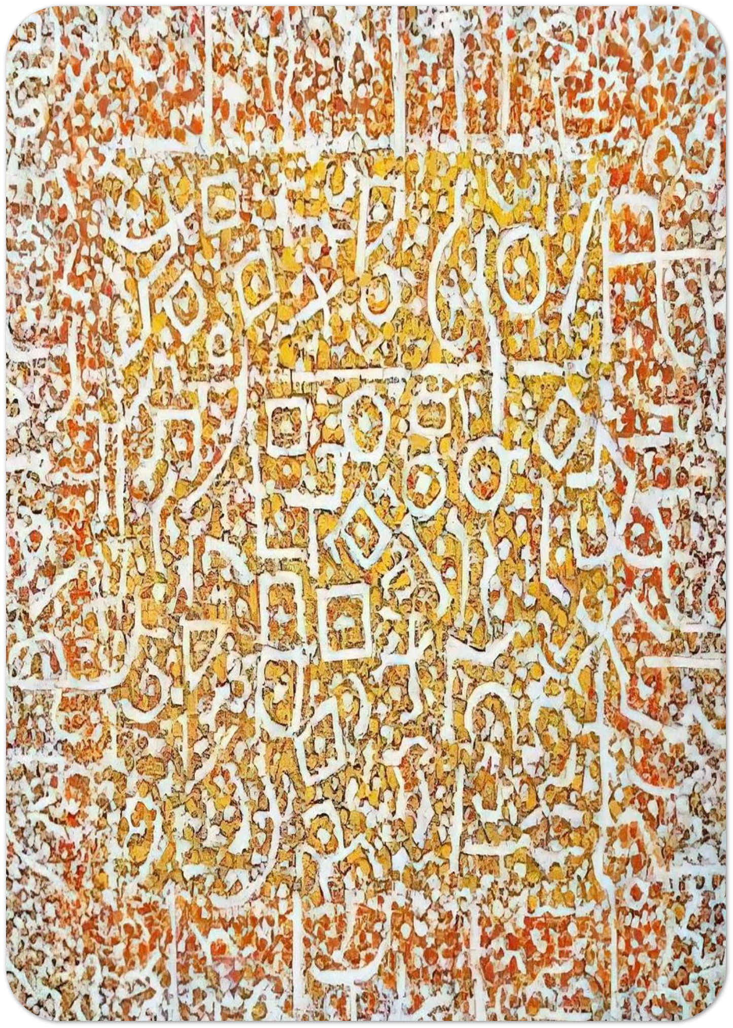 Golden Door By Richard Pousette-Dart Pack of 10 Post Cards | Richard Pousette-Dart Post Cards | A6 (10.5 x 14.8 cm) - 4.1 x 5.8 inches