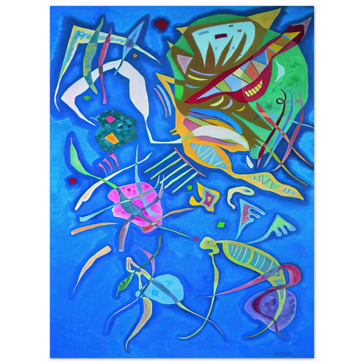 Wassily Kandinsky - GROUPING 1937  75x100 cm / 30x40inches Fine Art Poster