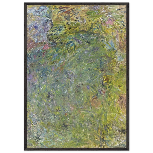 Untitled N36 - Milton Resnick 70x100 cm / 28x40 inches Framed Art Print – Black Wooden Frame