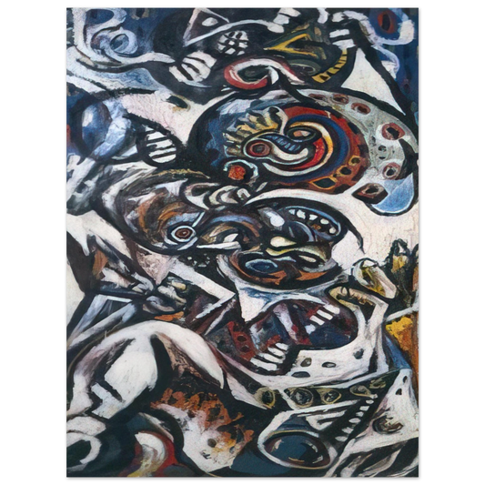 Jackson Pollock - BIRTH  75x100 cm / 30x40inches Fine Art Poster