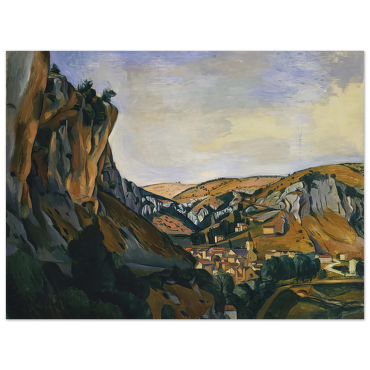 Andre Derain - VALLEY OF THE LOT AT VERS 1912  75x100 cm / 30x40inches Fine Art Poster