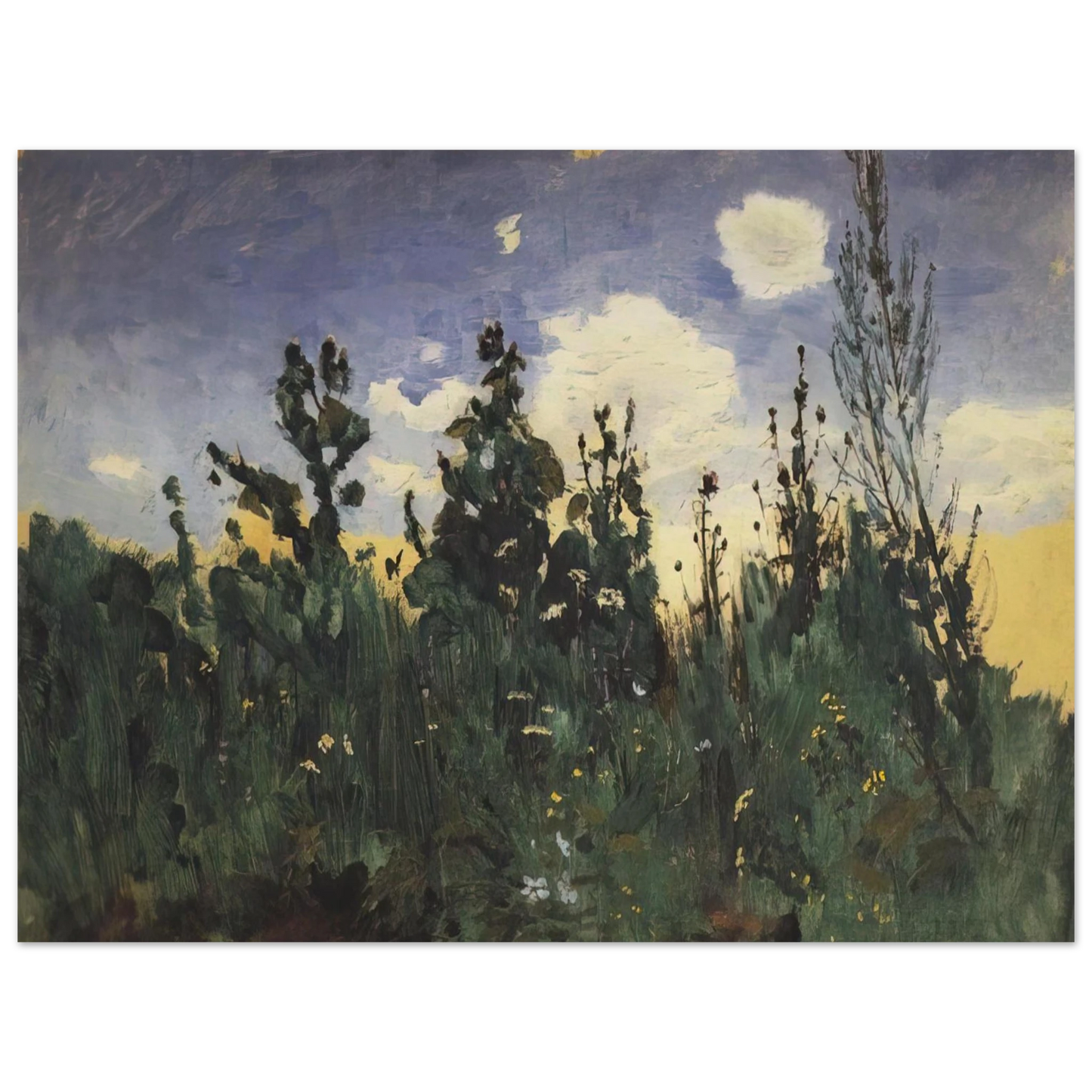 Arkhyp Kuindzhi - Wild grass  75x100 cm / 30x40inches Fine Art Poster