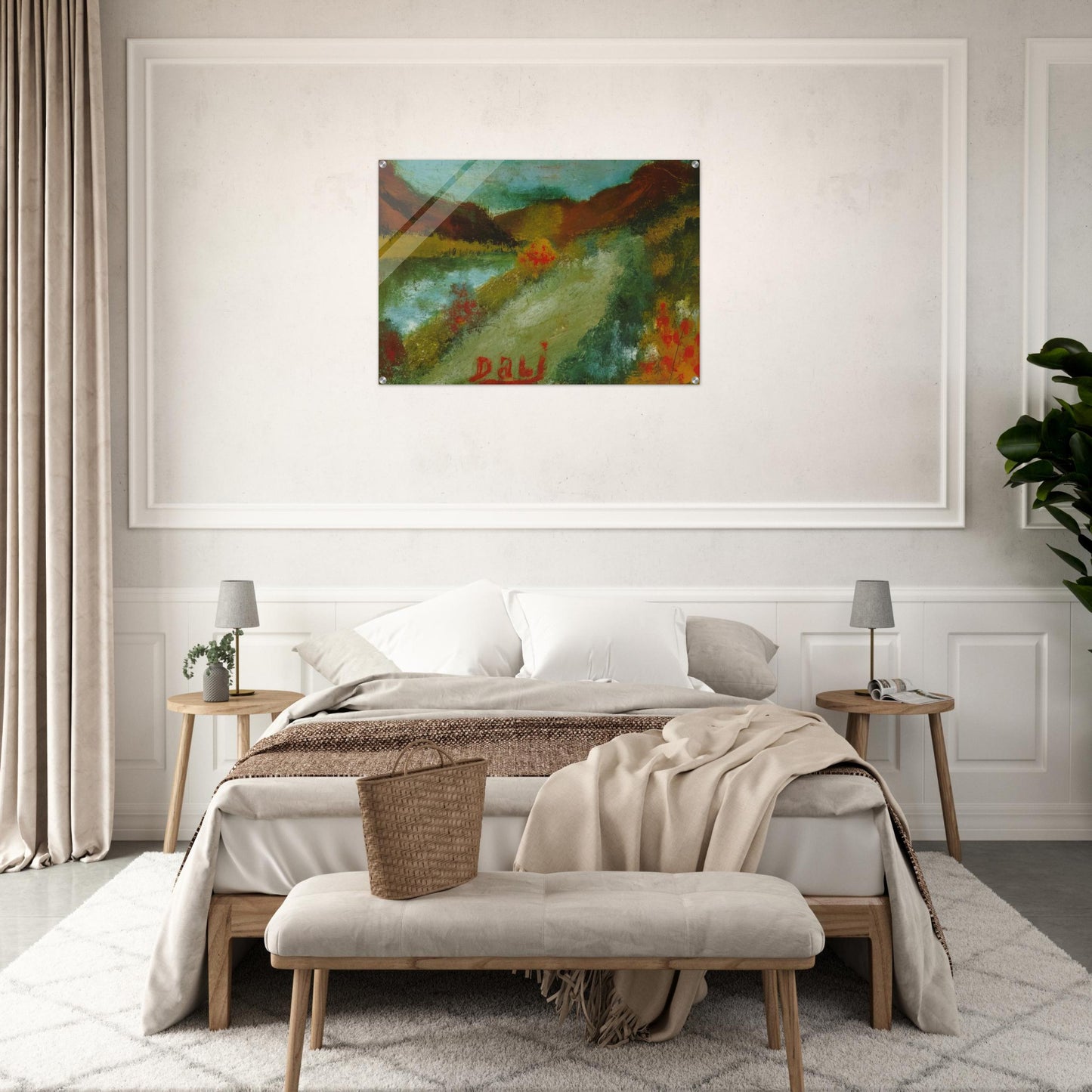 LANDSCAPE 2 - Salvador Dali Acrylic Print - 70x100 cm / 28x40″ inches
