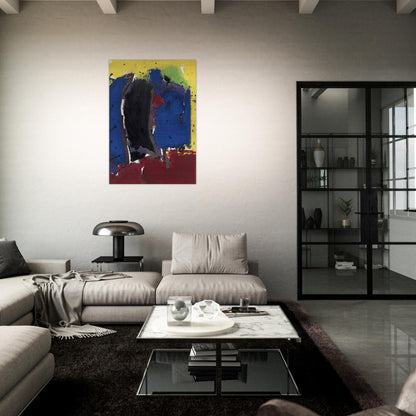 Composition - Sam Francis Brushed Aluminum Print - 70x100 cm / 28x40 inches | Sam Francis Aluminum Print | Sam Francis Prints