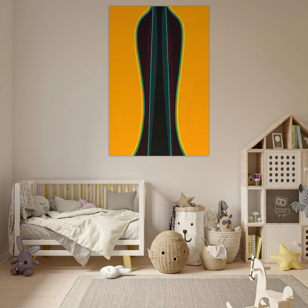 Archimage #2 - 1976 - Lorser Feitelson Art Prints - 100x150 cm / 40x60″ inches | Lorser Feitelson Poster | Lorser Feitelson Prints