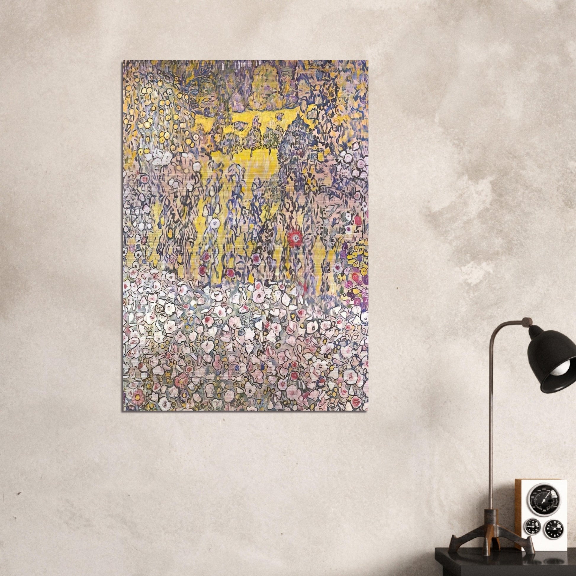 HORTICULTURAL LANDSCAPE WITH A HILLTOP - Gustav Klimt Brushed Aluminum Print - 70x100 cm / 28x40 inches | Gustav Klimt Aluminum Print | Gustav Klimt Prints
