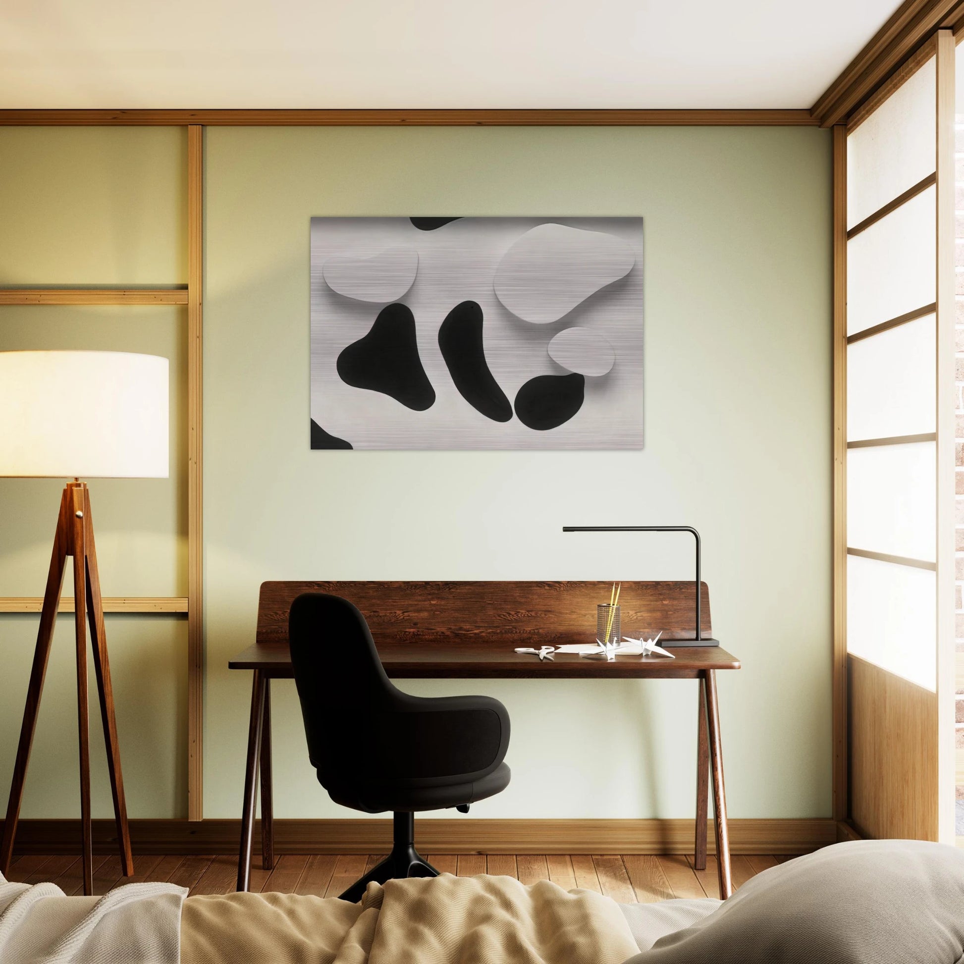 Constellation According to the Laws of Chance - Jean Arp Brushed Aluminum Print - 70x100 cm / 28x40 inches | Jean Arp Aluminum Print | Jean Arp Prints
