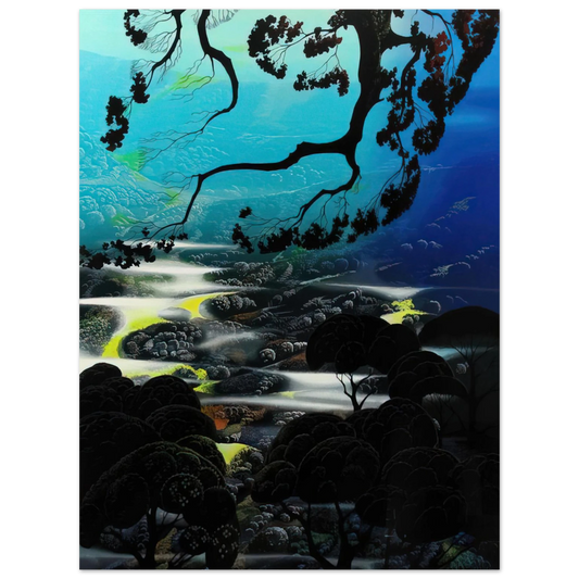 Eyvind Earle - Days End  75x100 cm / 30x40inches Fine Art Poster