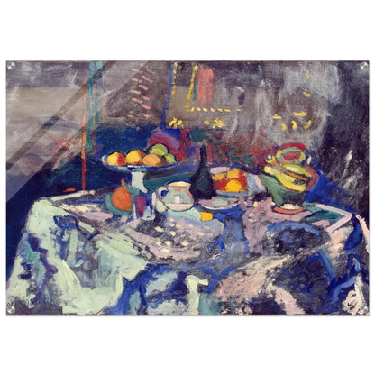 VASE BOTTLE AND FRUIT 1906 - Henri Matisse Acrylic Print - 70x100 cm / 28x40″ inches