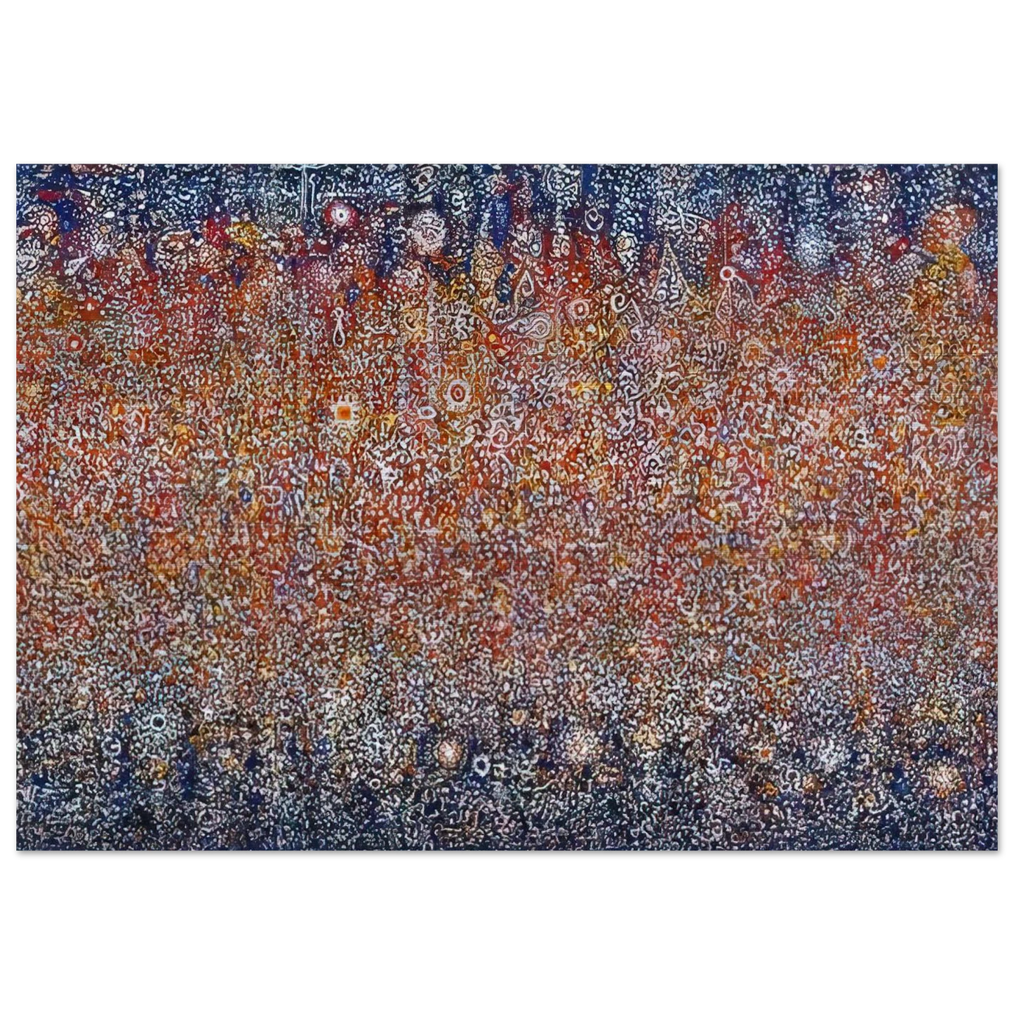 Celebration, Birth - 1976 - Richard Pousette-Dart Brushed Aluminum Print - 70x100 cm / 28x40 inches | Richard Pousette-Dart Aluminum Print | Richard Pousette-Dart Prints