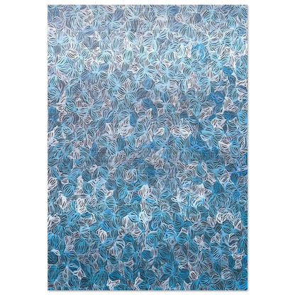 SEA 2005 - Yayoi Kusama Brushed Aluminum Print - 70x100 cm / 28x40 inches | Yayoi Kusama Aluminum Print | Yayoi Kusama Prints