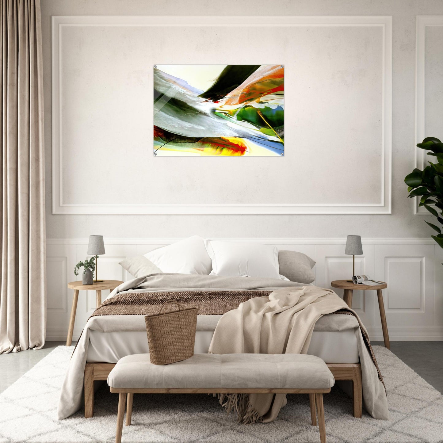 Side of St. George - Paul Jenkins Acrylic Print - 70x100 cm / 28x40″ inches