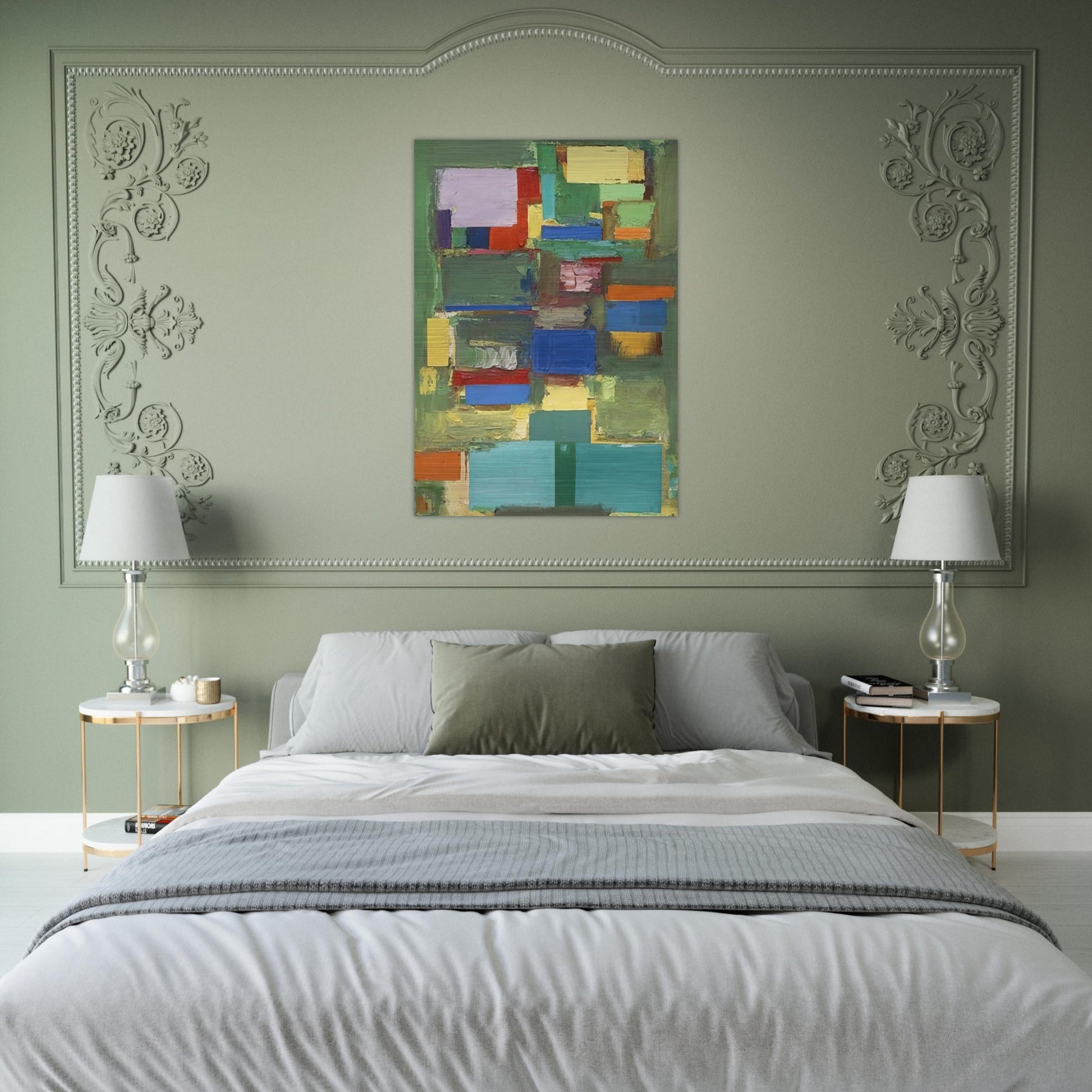 Morning Mist - Hans Hofmann Brushed Aluminum Print - 70x100 cm / 28x40 inches | Hans Hofmann Aluminum Print | Hans Hofmann Prints