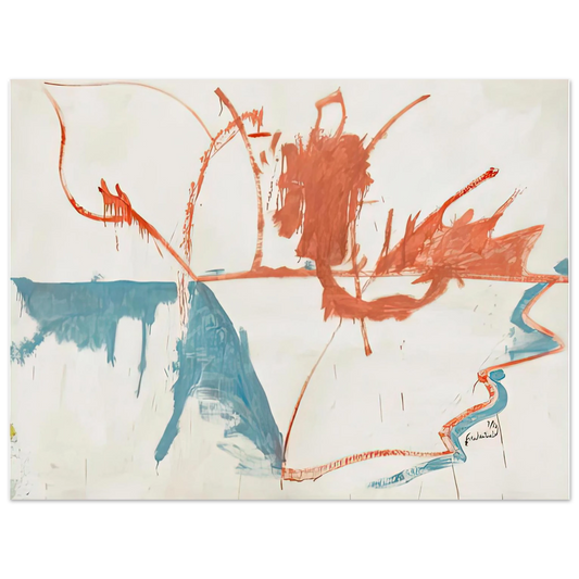 Helen Frankenthaler - French Horizon, 1958- Wall Art - 21x29.7 cm / 8x12" - Fine Art Poster-canvas - -