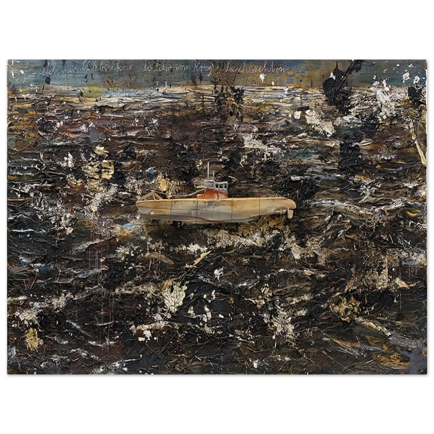 Anselm Kiefer - FOR VELIMIR KHLEBNIKOV THE DOCTRINE OF WAR BATTLES 2010  75x100 cm / 30x40inches Fine Art Poster