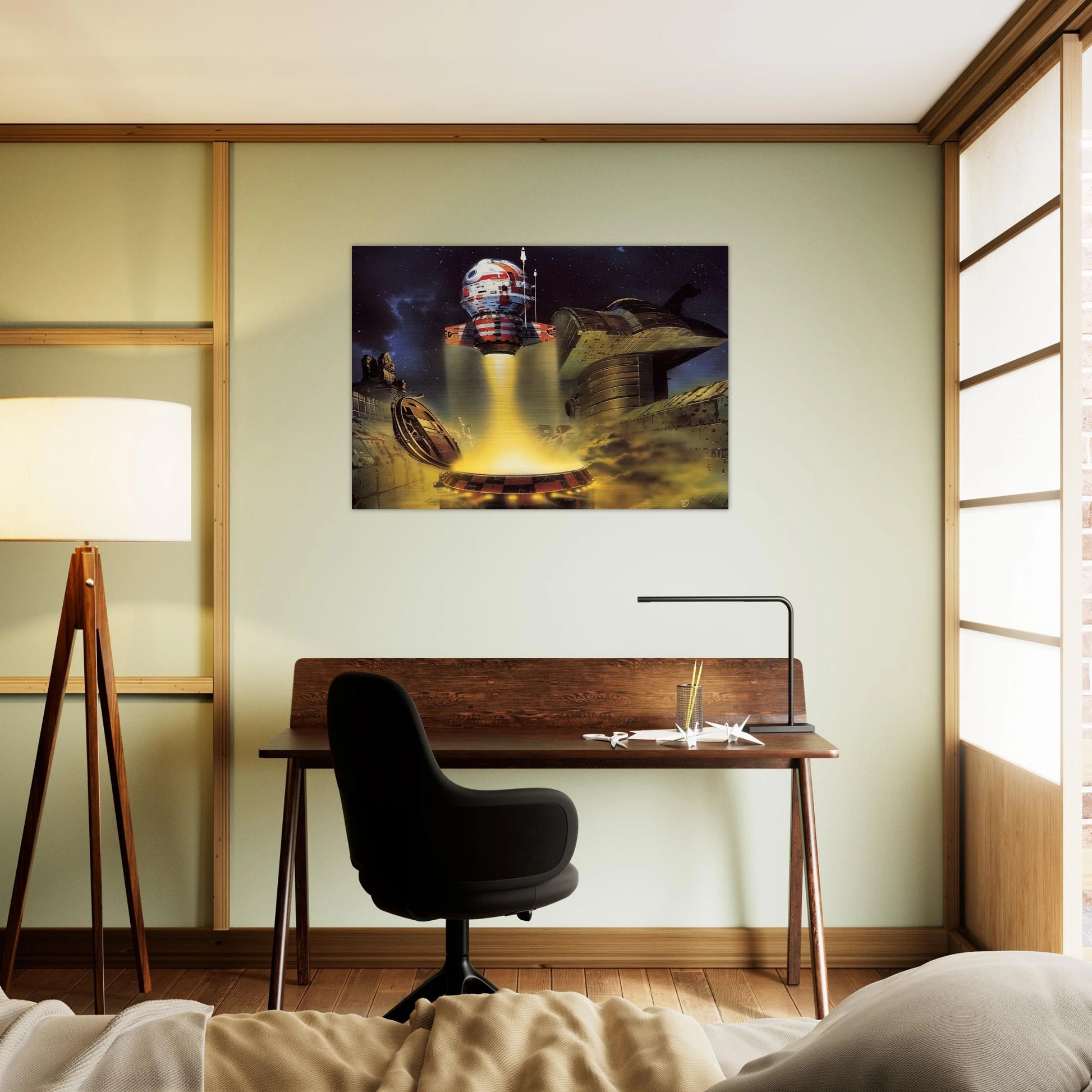 Chris Foss - Chris Foss Brushed Aluminum Print - 70x100 cm / 28x40 inches | Chris Foss Aluminum Print | Chris Foss Prints