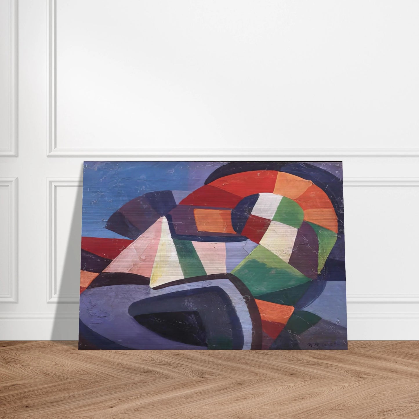 Synchromy - 1915 - Morgan Russell Brushed Aluminum Print - 70x100 cm / 28x40 inches | Morgan Russell Aluminum Print | Morgan Russell Prints