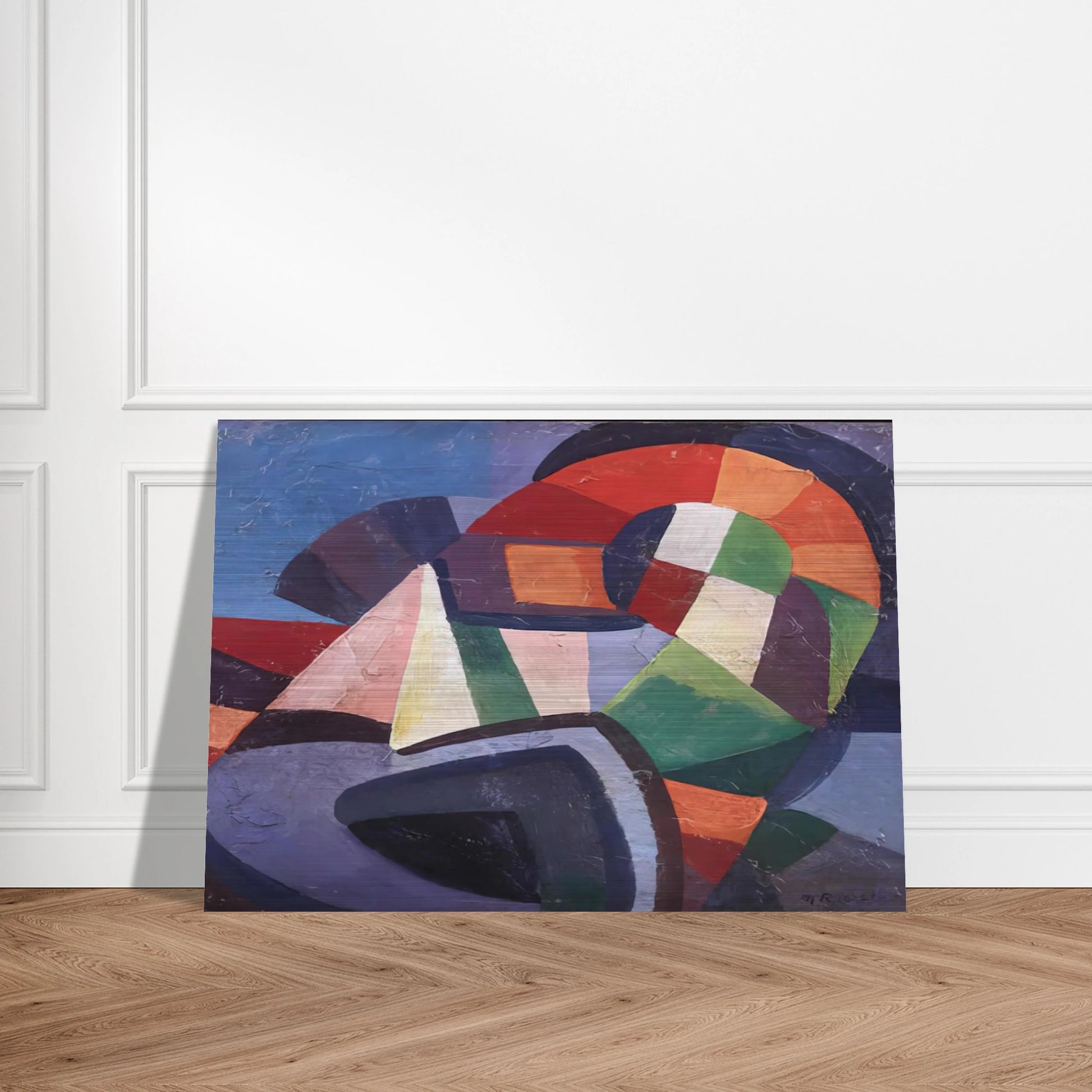 Synchromy - 1915 - Morgan Russell Brushed Aluminum Print - 70x100 cm / 28x40 inches | Morgan Russell Aluminum Print | Morgan Russell Prints