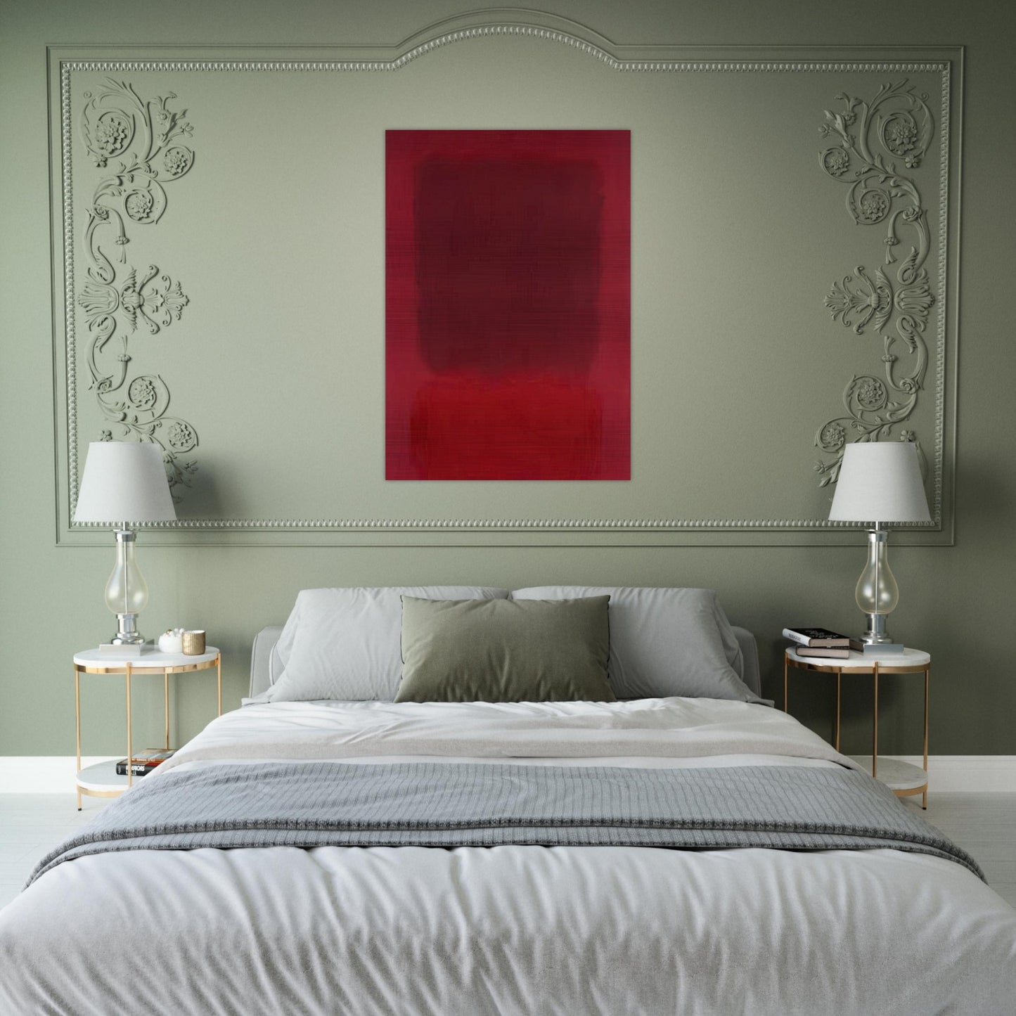 Red and Brown - 1957 - Mark Rothko Brushed Aluminum Print - 70x100 cm / 28x40 inches | Mark Rothko Aluminum Print | Mark Rothko Prints