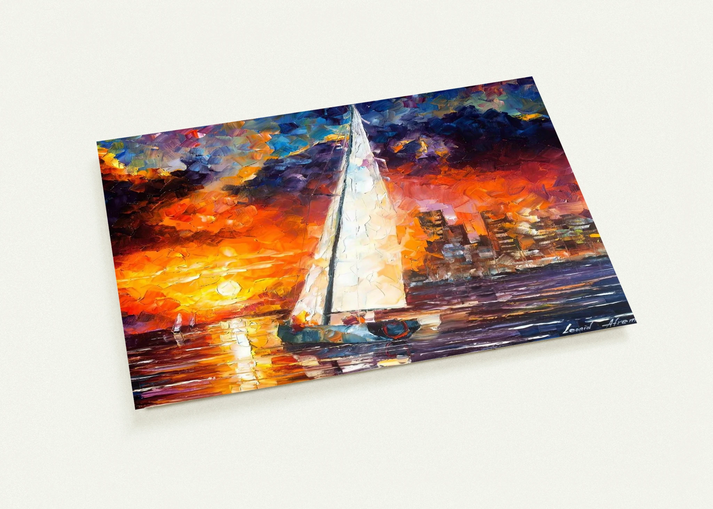 Leonid Afremov By Leonid Afremov Pack of 10 Post Cards | Leonid Afremov Post Cards | A6 (10.5 x 14.8 cm) - 4.1 x 5.8 inches